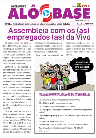 Assembleia com os (as) empregados (as) da Vivo